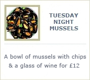 Tuesday night is Mussels Night